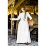 Schlichtes Wikinger Unterkleid "Scarlet" Natur XS