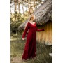 Schlichtes Wikinger Unterkleid "Scarlet" Rot XXXL