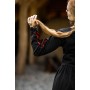 Mittelalterkleid "Medusa" Schwarz/Rot L
