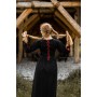 Mittelalterkleid "Medusa" Schwarz/Rot M