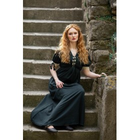 Sommerkleid "Denise" Grün/Natur S