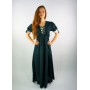 Sommerkleid "Denise" Grün/Natur L