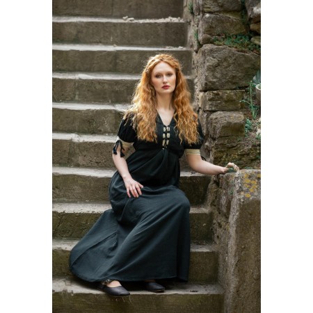 Sommerkleid "Denise" Grün/Natur XXXL