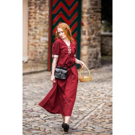 Sommerkleid "Denise" Rot/Natur M