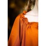 Bodenlanges Kurzarmkleid "Melisande" Rost XXL