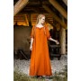 Bodenlanges Kurzarmkleid "Melisande" Rost XL