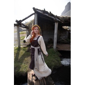 Wikinger-Überkleid "Aleiga" Braun XXL/XXXL