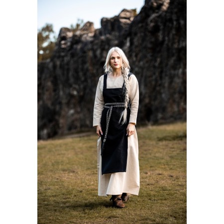 Wikinger-Überkleid "Aleiga" Schwarz XXL/XXXL