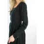 Mittelalterkleid "Medusa" Schwarz/Blau S