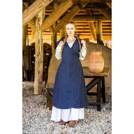 Wickelkleid "Gerlin" Blau L/XL