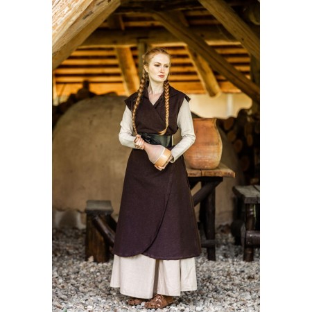 Wickelkleid "Gerlin" Dunkelbraun L/XL