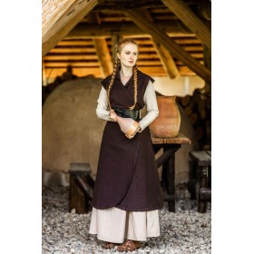 Wickelkleid "Gerlin" Dunkelbraun XXL/XXXL