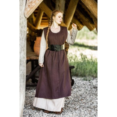 Bäuerliches Überkleid "Gerda" Dunkelbraun XXXL