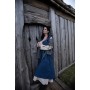 Bäuerliches Überkleid "Gerda" Blau XL
