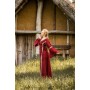 Mittelalterkleid mit Bordüre "Sophie" Rot XXL