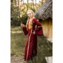 Mittelalterkleid mit Bordüre "Sophie" Rot XXL