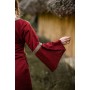 Mittelalterkleid mit Bordüre "Sophie" Rot XXL