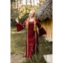 Mittelalterkleid mit Bordüre "Sophie" Rot M