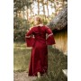 Mittelalterkleid mit Bordüre "Sophie" Rot XS