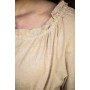 Bodenlanges Langarmkleid "Mechthild" Hanffarben XXXL