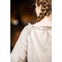 Bodenlanges Langarmkleid "Mechthild" Hanffarben XS
