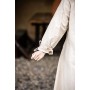 Bodenlanges Langarmkleid "Mechthild" Hanffarben XS