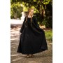 Bodenlanges Langarmkleid "Mechthild" Schwarz XXXL