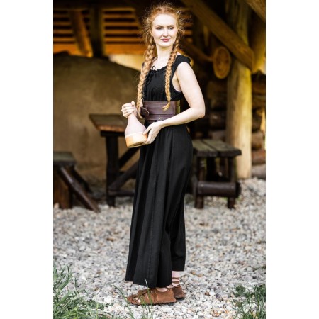 Bodenlanges Kleid "Ella" Schwarz XXL