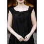 Bodenlanges Kleid "Ella" Schwarz XXL
