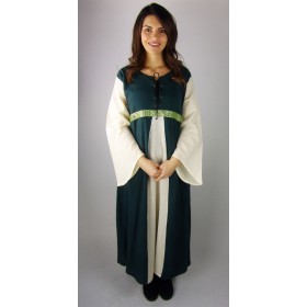 Kleid "Donna" Grün/Natur S