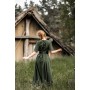 Edles Kurzarmkleid mit Bordüre "Ennlin" Grün XXL