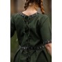 Edles Kurzarmkleid mit Bordüre "Ennlin" Grün M
