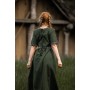 Edles Kurzarmkleid mit Bordüre "Ennlin" Grün L