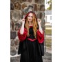 4905 Kapuzenkleid aus Viskose "Isolde"