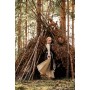 Mittelalter-Überkleid "Magdalena" Dunkelbraun L/XL