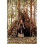 Mittelalter-Überkleid "Magdalena" Dunkelbraun S/M