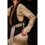 Mittelalter-Überkleid "Magdalena" Dunkelbraun S/M