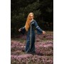 Mittelalter Baumwollkleid "Angie" Blau XXXL