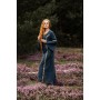 Mittelalter Baumwollkleid "Angie" Blau XL