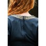 Mittelalter Baumwollkleid "Angie" Blau XL