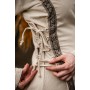 Mittelalter Baumwollkleid "Angie" Natur M