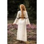 Mittelalter Baumwollkleid "Angie" Natur XXXL