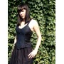 Gothic-Miedertop "Enya" Schwarz S/M