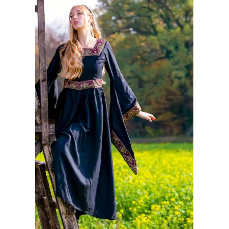 Edles Viskose Kleid Schwarz S