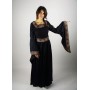 Edles Viskose Kleid Schwarz XL