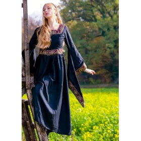 Edles Viskose Kleid Schwarz XXL