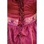 Edles Viskose Kleid Burgundrot S