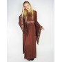 Edles Viskose Kleid Burgundrot S