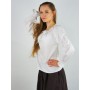 Mittelalterbluse mit Spitze "Bettina" Weiß XXL