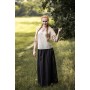 Mittelalter Kurzarmbluse "Sandra" Hanffarben M